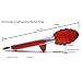 Kitchen Tongs with Built-in Stand, Set of 2, Red, 10.5 Inch, Stainless Steel and Silicone, Cooking Utensils