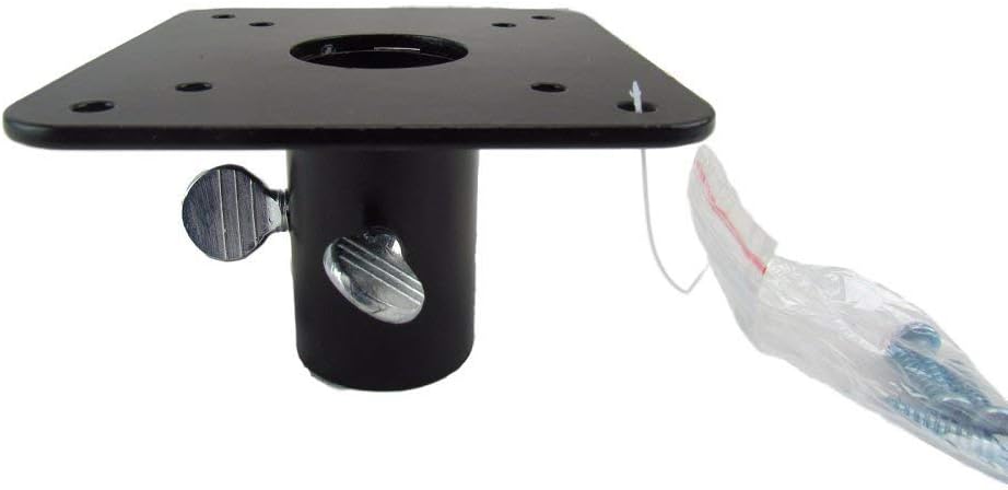 Squirrel Stopper Metal Mounting Flange for 1-inch Poles with Screws