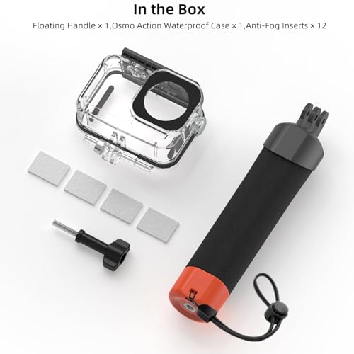 Osmo Action Accessories Kit (Floating Handle + Waterproof Case), Compatible with DJI Osmo Action 5 Pro, Osmo Action 4, Osmo Action 3 - Osmo Action underwater Diving Accessory - Image 6