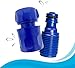 Seaworks Marine Outboard Engine Flush Connect Kit, for Outboard Engines Including Mercury, Yamaha, Suzuki, Mariner and More, Blue