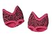 Danshuz Pink Zebra Print Neoprene Half Sole Dance Shoes (1 Pair) - Girls/Women