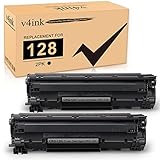 V4INK Compatible CRG 128 CE278A Toner Cartridge Replacement for Canon 128 HP 78A for Canon D530 D550