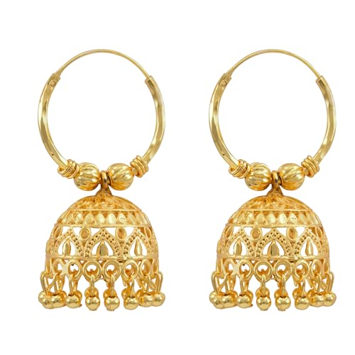 Image of JFL - Jewellery for Less Gold Plated Copper Earrings For Women