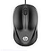 HP Maus 1000 (kabelgebunden, 1.200 DPI, USB-Anschluss, Rechtshänder, Linkshänder) schwarz