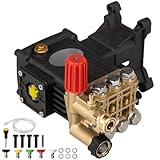 1' Shaft Triplex Pressure Washer Pump 4200 PSI 4.2 GPM Replacement Power Washer Pump Compatible with GX340 GX390 GX270 DXPW3035 DXPW3535