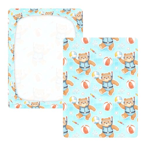 Drap de berceau en coton doux de qualité supérieure pour bébé