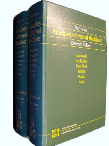 Harrison's Principles of Internal Medicine. 11t... 0071001344 Book Cover