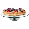Plateau Tournant Lily Cook KA1742 – Verre Et Inox, D30 X H7 Cm, Idéal Pour Desserts Et Fromages