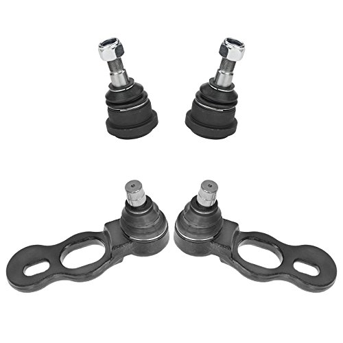 TRQ Front Driver & Passenger Side Upper & Lower Ball Joint Set Compatible with 1995-2002 Ford Crown Victoria Lincoln Town Car Mercury Grand Marquis