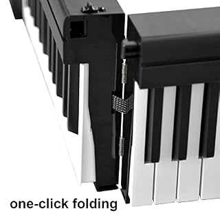 Clavier de piano à 61 touches Touches tactiles pleine taille Support de piano électrique Bluetooth MIDI Piano numérique portable for débutant avec repose-musique, sac de piano, pédale de piano (Color - Les Beatles, Paul McCartney, John Lennon, RIngo Starr, George Harrison Clavier de piano à 61 touches Touches tactiles pleine taille Support de piano électrique Bluetooth MIDI Piano numérique portable for débutant avec repose-musique, sac de piano, pédale de piano (Color – Image 2