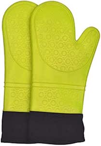 Set Di 2 Guanti Da Forno Resistenti Al Calore, Per Proteggere Le Mani Dalle Alte Temperature Spessi E Resistenti, Sono Perfetti Per Cucinare | Leroy Merlin - Foto 2