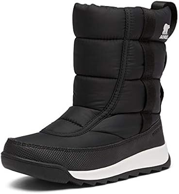 Sorel Whitney 2 Puffy Mid WP, Botas de invierno, Unisex niños, Black Toddler, 27 EU