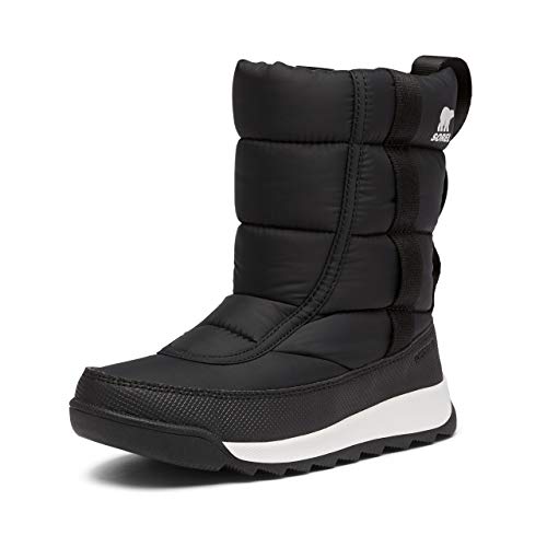 Sorel KIDS WHITNEY II PUFFY MID WATERPROOF Winterstiefel für Unisex Baby, Schwarz (Black) - Children, 27 EU 27 EU
