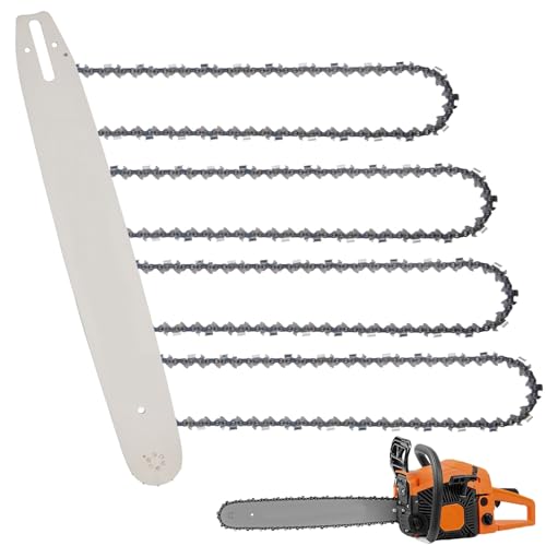 16 Inch Chainsaw Bar & Chain Combo - 3/8' LP Pitch,...