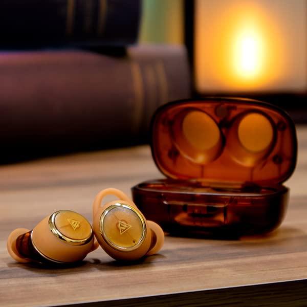 ANIMA ANW01 Full Wireless Earphones, Brown, Anima Auto Pairing