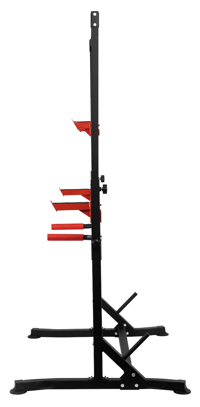 Pull up Fitness Squat Rack v2/Barra di Trazione Regolabile/Barra Fissa/Sviluppa sdraiata/Pull up Bar/Gabbia Squat/ DIPS BAR, Lega di acciaio