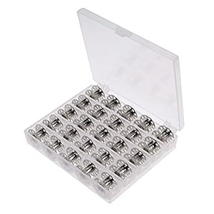 JZK 25 Metall Nähmaschinenspulen mit Spulenbox