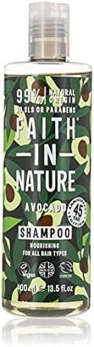 Faith In Nature Natural Grapefruit and Orange Shampoo, Invigorating, Vegan and Cruelty Free, No SLS or Parabens, For Normal to Oily Hair, 400 ml