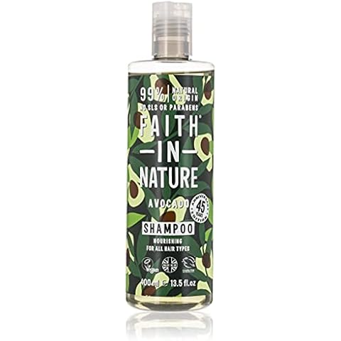 Faith In Nature Natürliches Avocado-Shampoo, pflegend, vegan und tierversuchsfrei, ohne SLS oder Parabene Cover