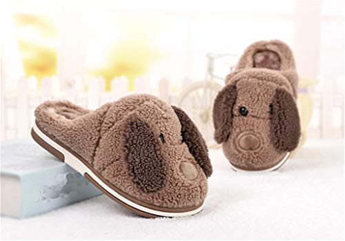 Women's Slippers Dog Animal Slippers Cartoon Plush Slippers Winter Warm Slippers Home Slippers3