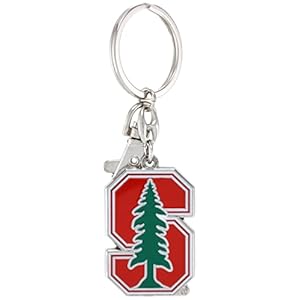 Aminco NCAA Stanford Cardinal Heavyweight Logo Keychain