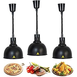 Commerciële Voedsel Warmtelamp, 220V Intrekbare Voedsel Verwarmingslamp Voedselverwarmer High Power Commerciële Hotel…