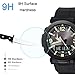 Youniker 3 Pack Compatible with PRG600Y Screen Protector Tempered Glass for PRG 650Y Watch Screen Protectors Foils Glass 9H Anti-Scratch