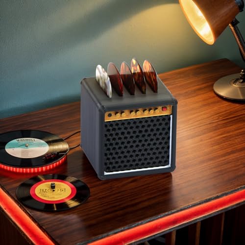 Personalized 3D Printed Guitar Pick Holder with 5 Picks - Image 4