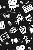 Film Notebook: Journal and Notebook for Movie Lovers- 6 x 9' Book with 120 Lined Pages, Perfect for Journal, Doodling, Sketching and Notes