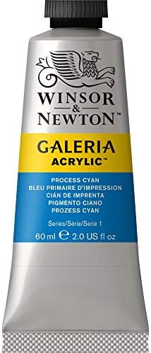 Winsor & Newton SG Education GAL 2120644 Full Range of Galeria Acrylic, 60 mL Tube, Titanium White
