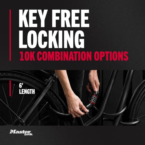 Master Lock 6 ft Combination Cable Lock