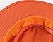 Connectyle Unisex Outdoor UPF 50+ Fishing Sun Hat Breathable Quick Dry Hat Summer Beach Hat Orange