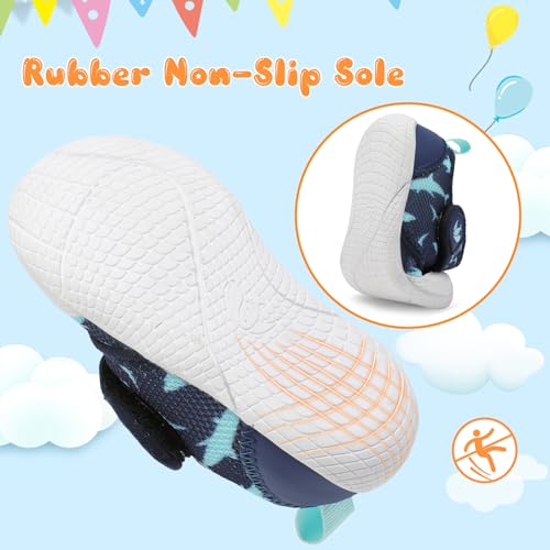 Image of FEETCITY Baby First Walking Shoes Boys Girls Infant Crib Shoes Breathable