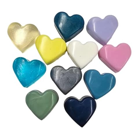 Amy's Bubbling Boutique, Inc. Heart Bridal or Baby Shower - Wedding Party Scented Soaps for Life Celebrations, Birthday Party, Anniversary Party, Kids Soap, Pack of 20 Cover