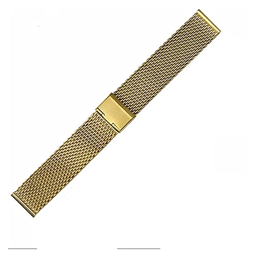 Bracelet de montre en maille acier inoxydable 20mm 22mm avec boucle de sécurité