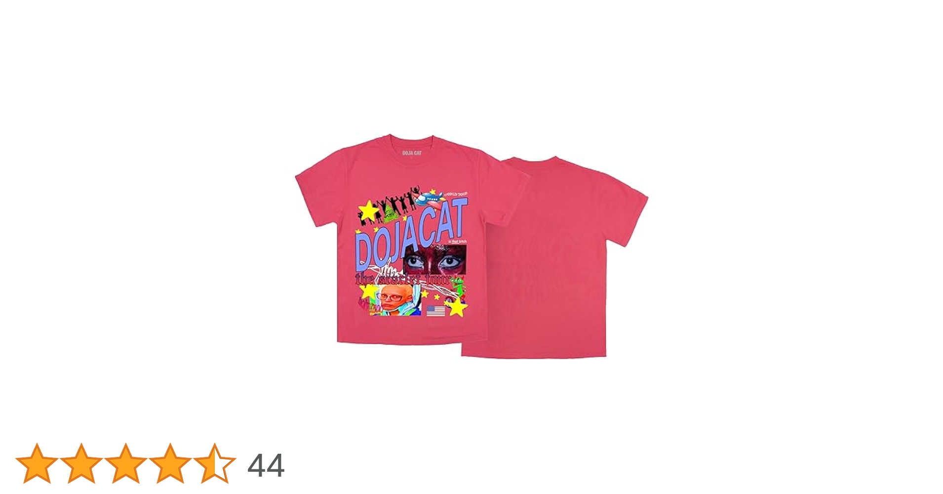 Doja Cat Unisex Official The Scarlet Tour Merch Meme T-Shirt
