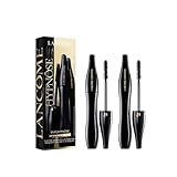 Lancôme Hypnôse Mascara Duo Gift Set, Two Full Size Volumising and Lengthening Mascaras, Buildable Formula for Separated and Clump Free Lashes, Infused with Jojoba Oil, 01 Noir Hypnotic, 2x6.2ml