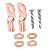 cosse batterie rapide feu vert Compatibilité polyvalente : adaptées à divers, cosses améliorent son, permettant de profiter d'une meilleure expérience musicale, sertissage du manchon de connecteur de borne en cuivre, cosses de fil de batterie