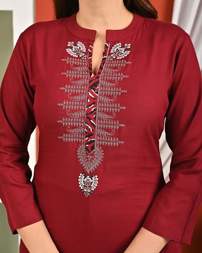 Image of Jaipuri Bunaai Women Ethnic Embroidered Kurta Set With Dupatta
