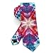 Men's Fashionable Tie Dye Art Necktie - Lightweight Skinny Wedding Ties Necktie Party Tie for Dinner Party Groom, Uniform