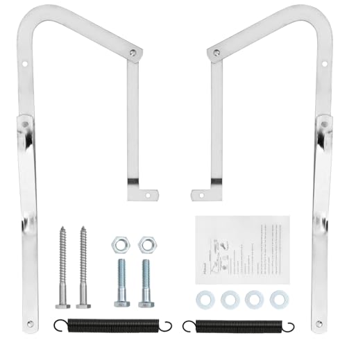 55-1 Attic Ladder Spreader Hinge Arms with Springs,Compatible with Werner (Mk1 Thru Mk3),A2208 A2210 A2508 A2510 W2208 W2210 W2508 W2510 WH2208 WH2210 WH2508 WH2510 WH3008 WH3010, MFG 2006 and Older