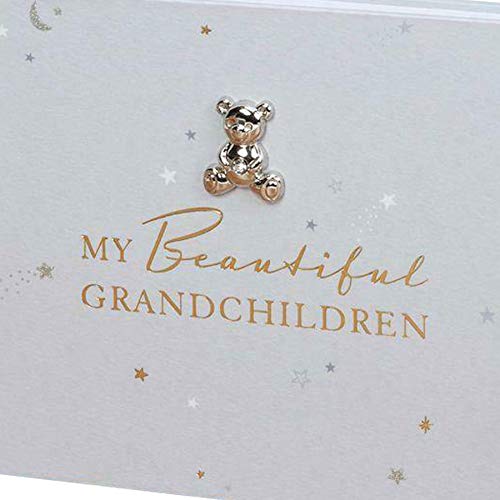 Widdle Celebrations Baby Brag Book Photo Album Gift - My Beautiful Grandchildren 0738 - Image 2