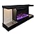ActiveFlame Décor Electric Fireplace with Wall-Mount Mantel, Hexagon Tile