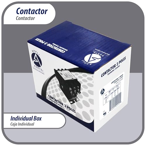 Appli Parts APAC-375240 Heavy Duty Contactor 3 Poles 75A 240V Coil Replacement for AC Compressors and Electrical Applications UL Certified E476929 by AP APPLI PARTS - Image 5