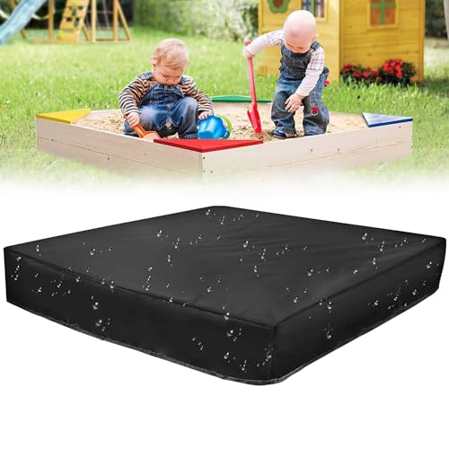 Funda Arenero Lona Impermeable Cubierta para Arenero Funda Arenero Cubierta para Arenero Resistente Al Polvo Funda Arenero Infantil (B)
