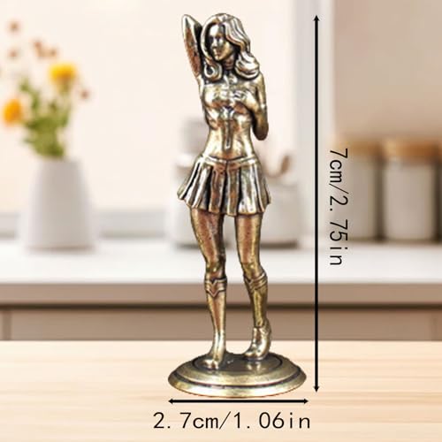 Estatua miniatura cuerpo mujer sexy de latón miniatura 2