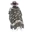 Good Olive Green Poncho Brown Hat
