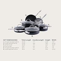 All-Clad HA1® Expert Nonstick, 10-Piece Pots & Pans Set, Induction Ready — image 2
