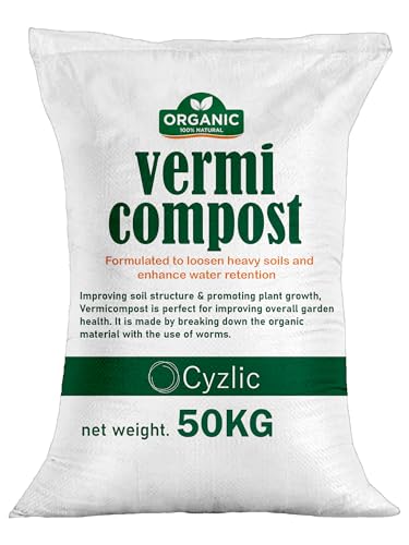EARTHPOWER Vermicompost For Plants 50Kg | Khaad For Gardening Home | Organic Fertilizer | Compost For Plants Home Garden 50kg,Powder