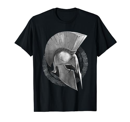 Espartano Casco Spartan Gladiador Gym Griego Esparta Camiseta